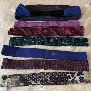 lululemon athletica Mix of Neutral and Pastel Workout Headbands  14 total